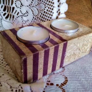 Подсвечники Деревянные декупаж